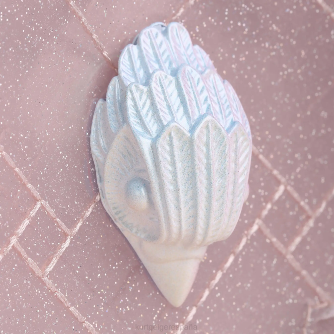 Kurt Geiger mujer londres brillo mini kensington 2LPR66 | bolsas Rosa palido